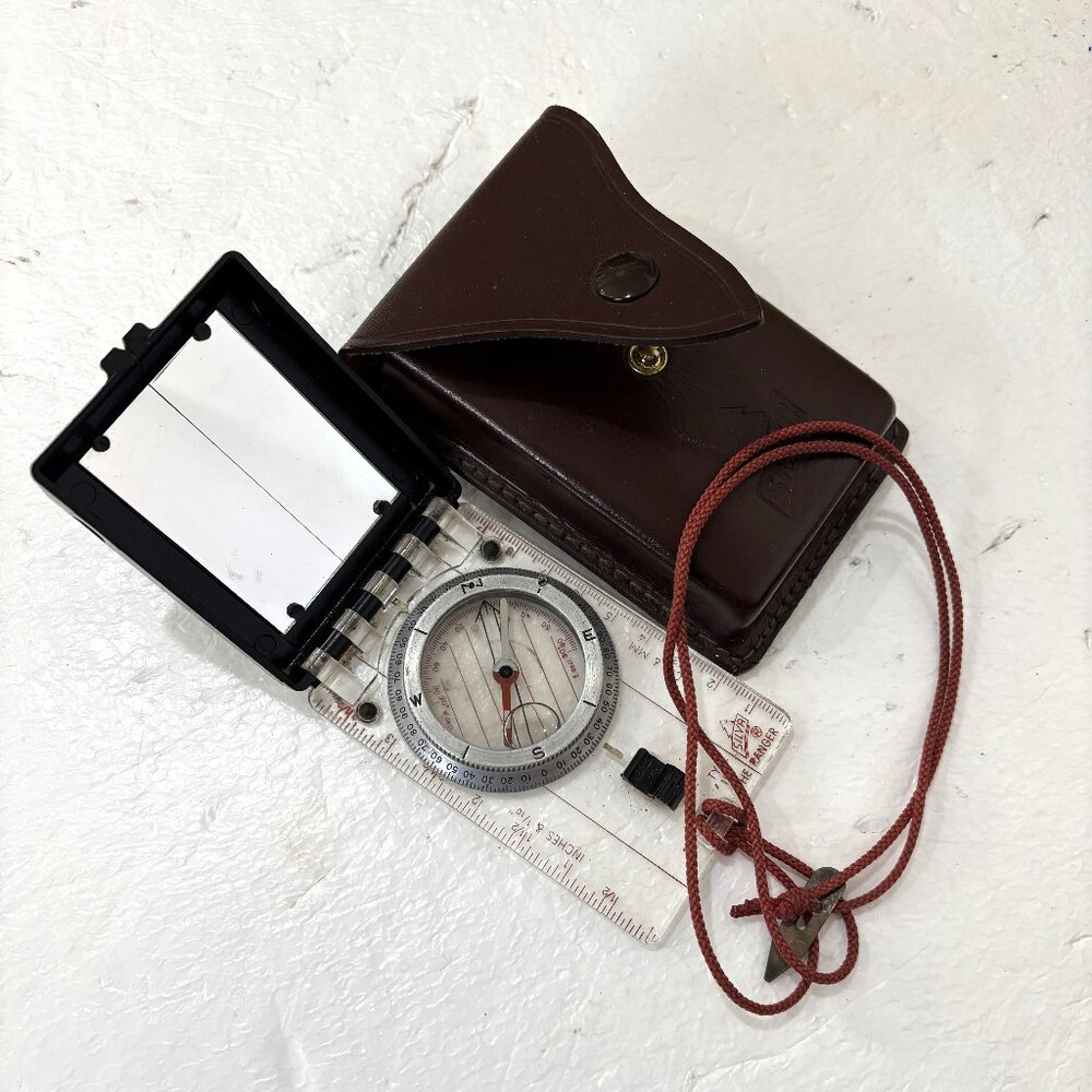 Vintage Compass Silva Type 15T The Ranger Navigation w/ Original Case